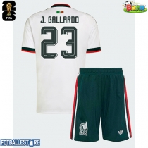 Mexico Jesus Gallardo #23 Bortedraktsett Barn VM 2026 Kortermet (+ Korte bukser)